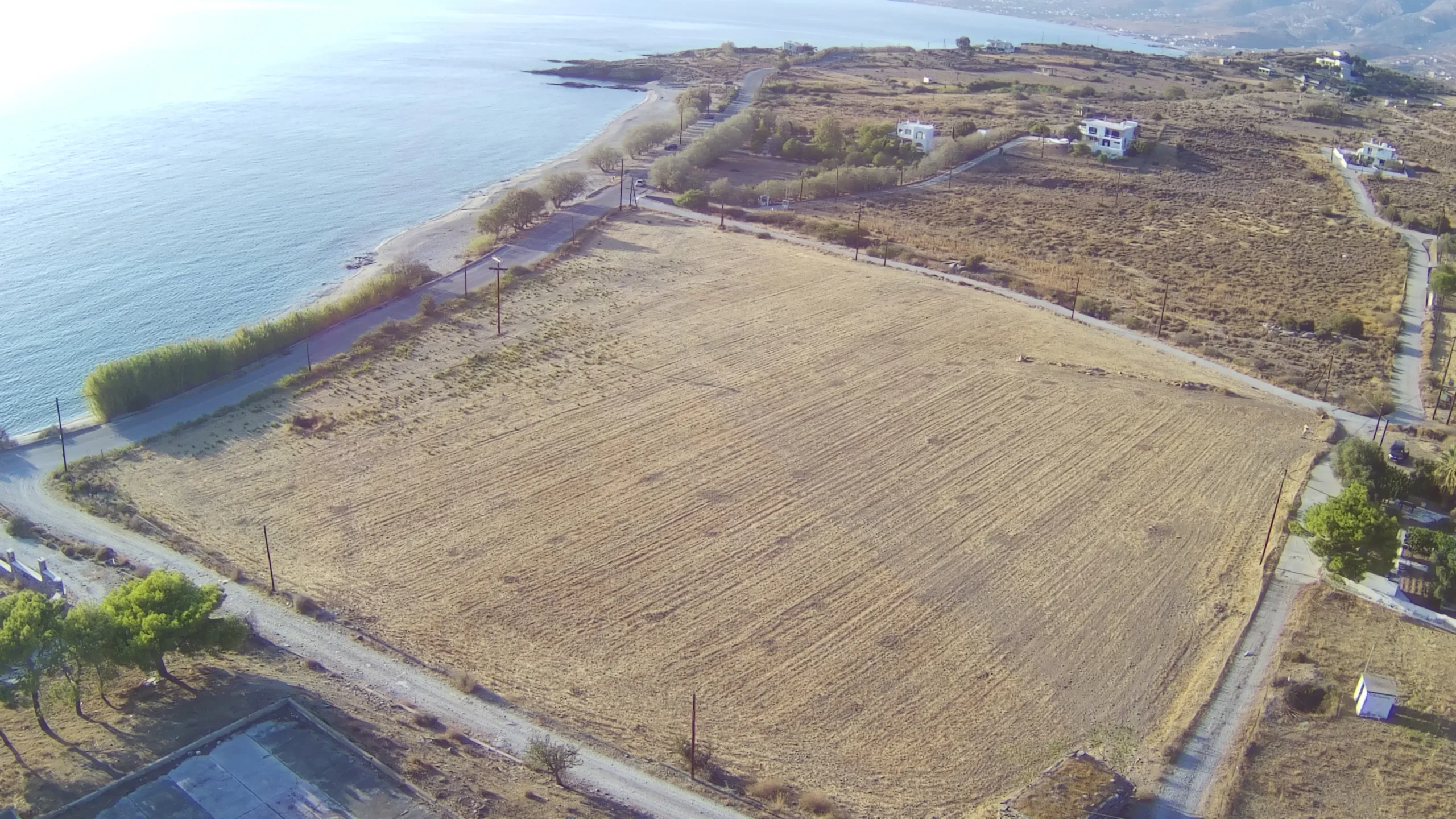 Mpouros Plot for  Sale, Karistos, Evia, Aerial View